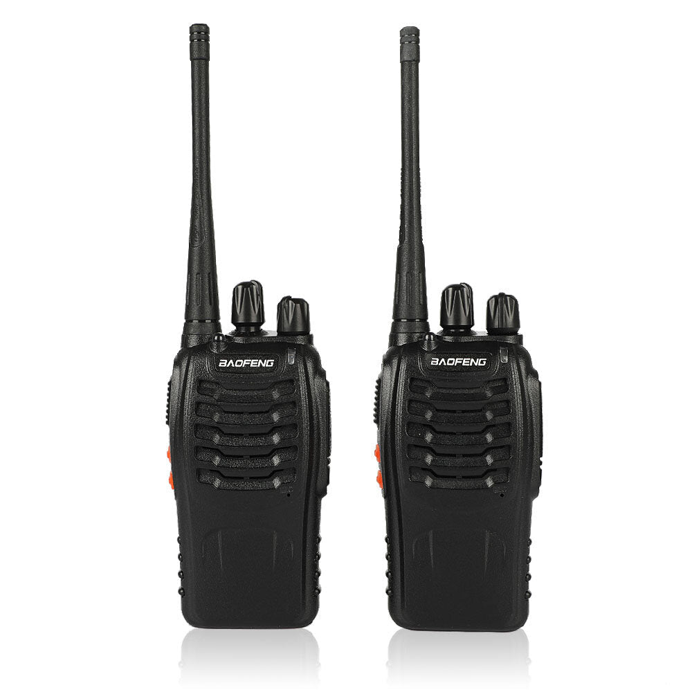 2Pcs/set BF-888S Walkie Talkie Portable Radio Station BF888s 5W 16CH UHF 400-470MHz BF 888S walkie-talkie two-way Radio Image 1