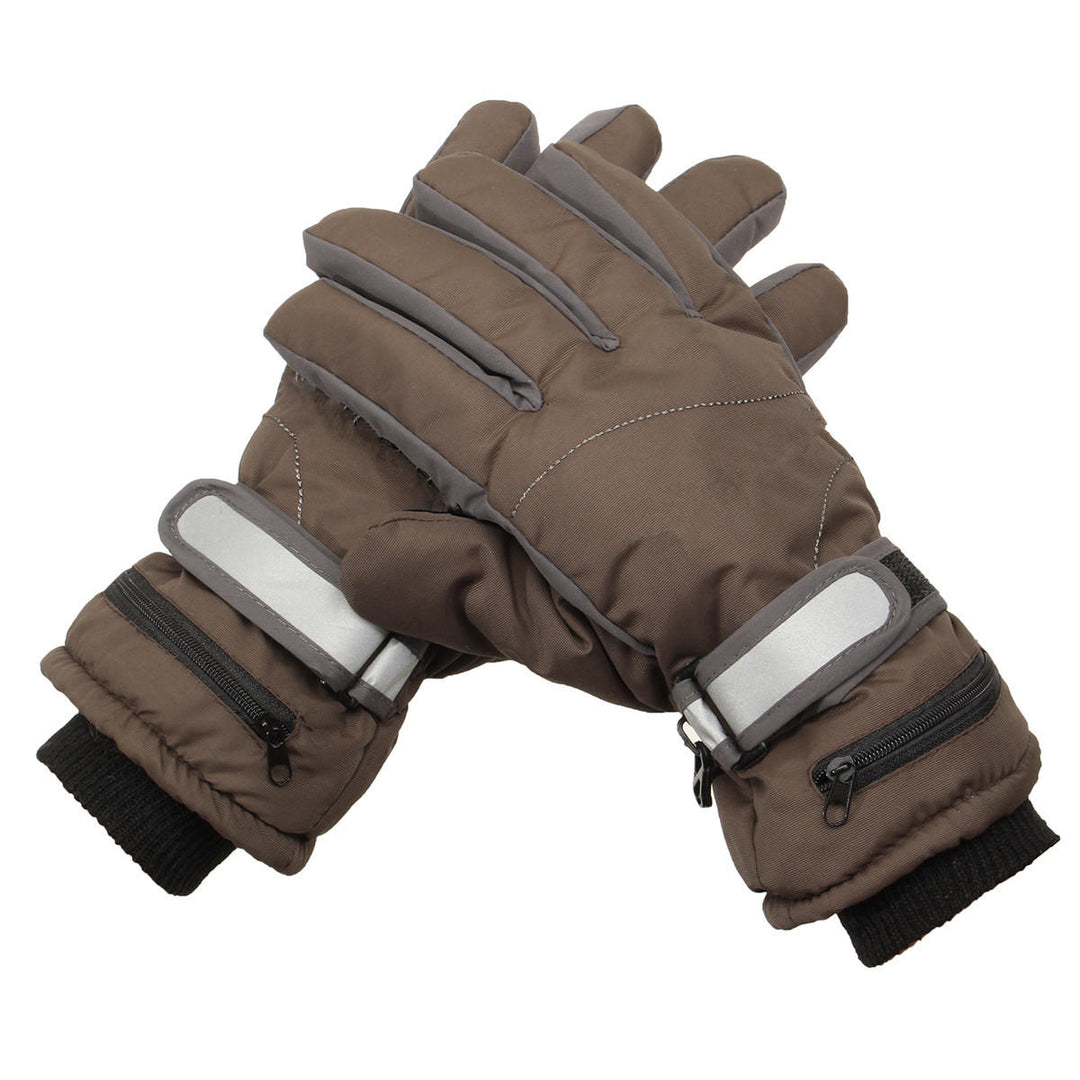 3.7V 2000mAh Battery Heated Gloves Motorcycle Hunting Winter Warmer Racing Skiing Image 6