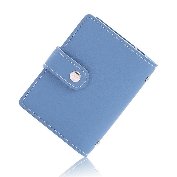 26 Card Slots Portable Leather Wallet Anti-theft Brush Shield NFC,RFID Holder Image 1