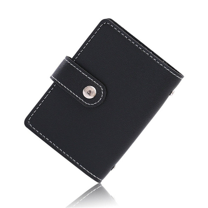 26 Card Slots Portable Leather Wallet Anti-theft Brush Shield NFC,RFID Holder Image 7