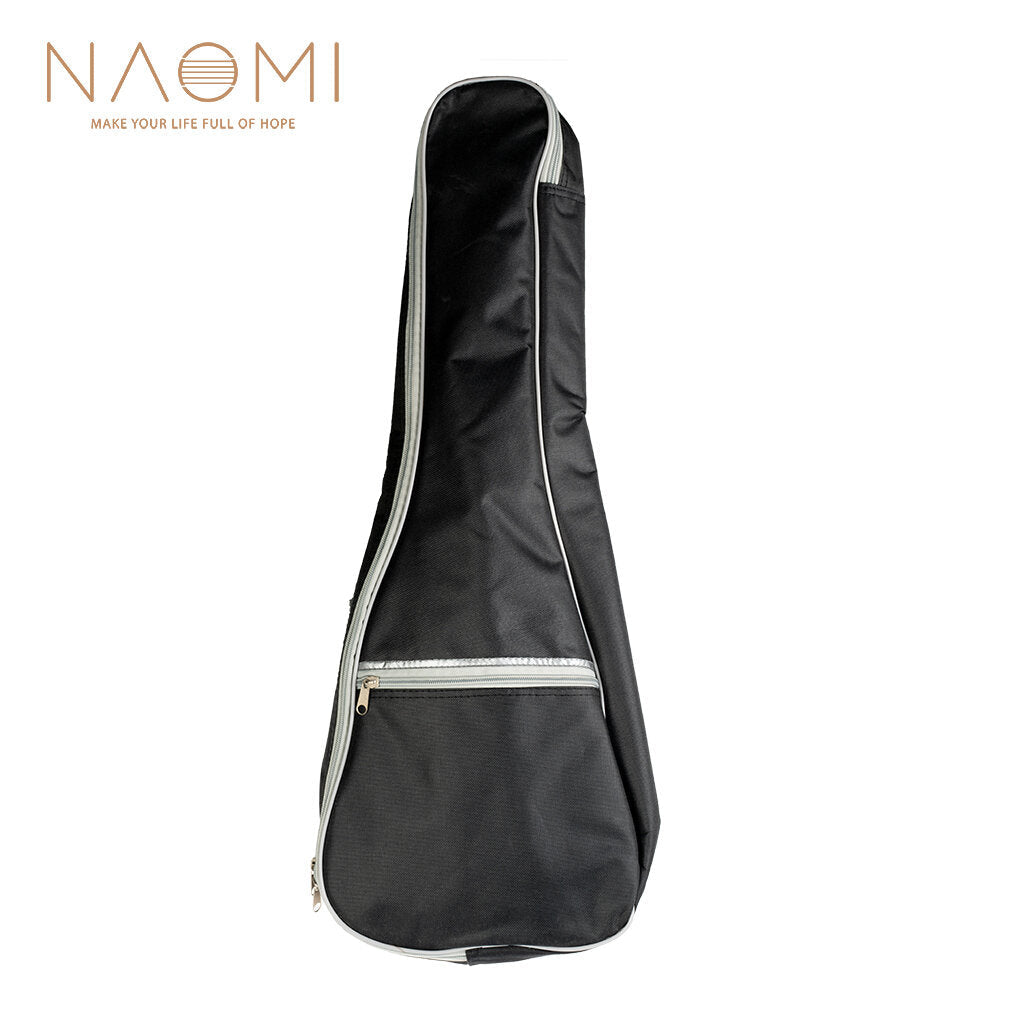 26 Inch Ukulele Bag Canvas Pockets Storage Zipper Adjustable Strap Ukulele Bag Backpack Case Thickened Shockproof Image 6
