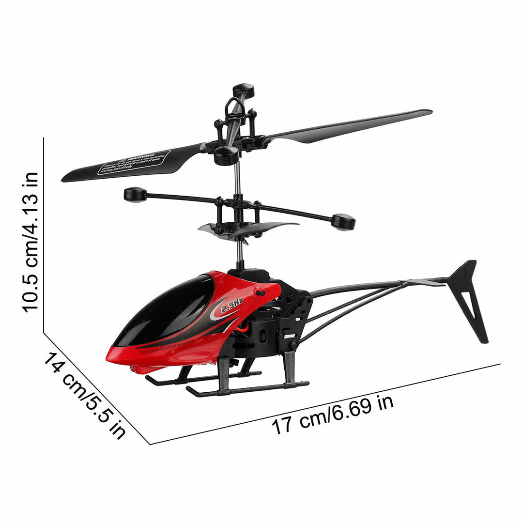 2CH Mini USB Charging RC Helicopter RTF Children Gift Outdoor Toys Image 3