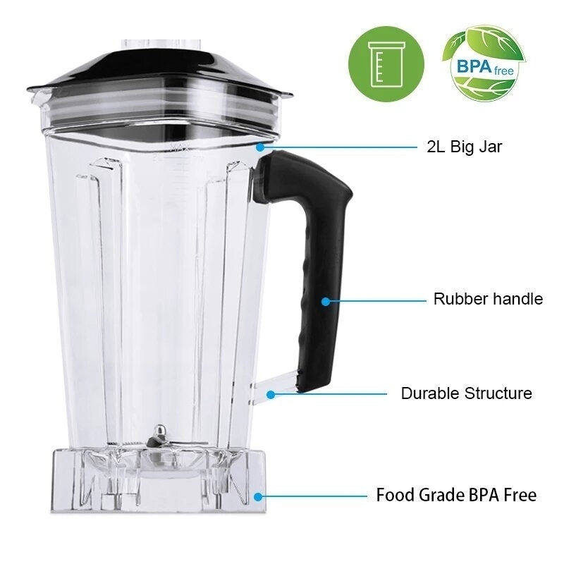 2L Automatic Touchpad Professional Blender Mixer Juicer Image 7