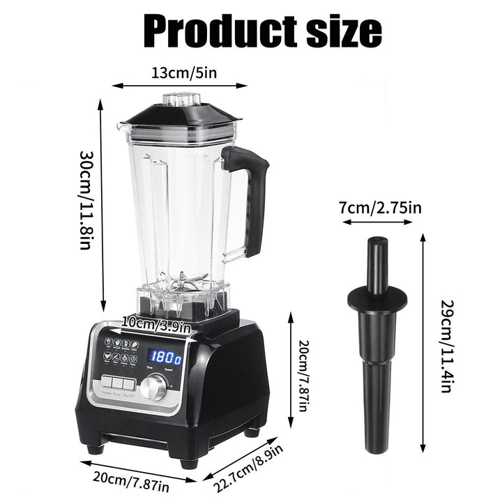 2L Automatic Touchpad Professional Blender Mixer Juicer Image 10