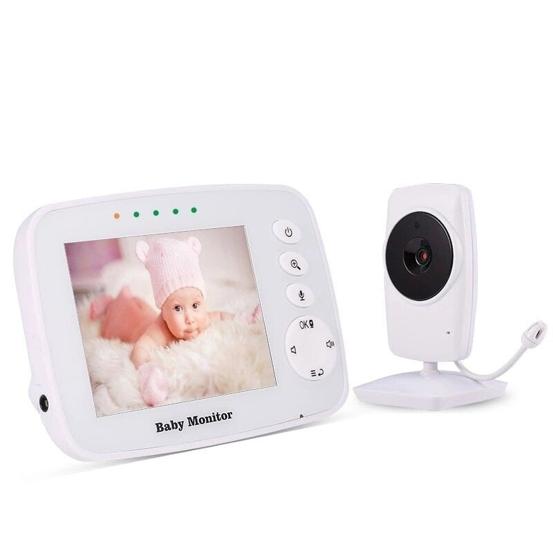 3.2 Inch LCD Wireless Video Baby Monitor Camera Two Way Audio Talk Night Vision Surveillance Security Camera Image 1