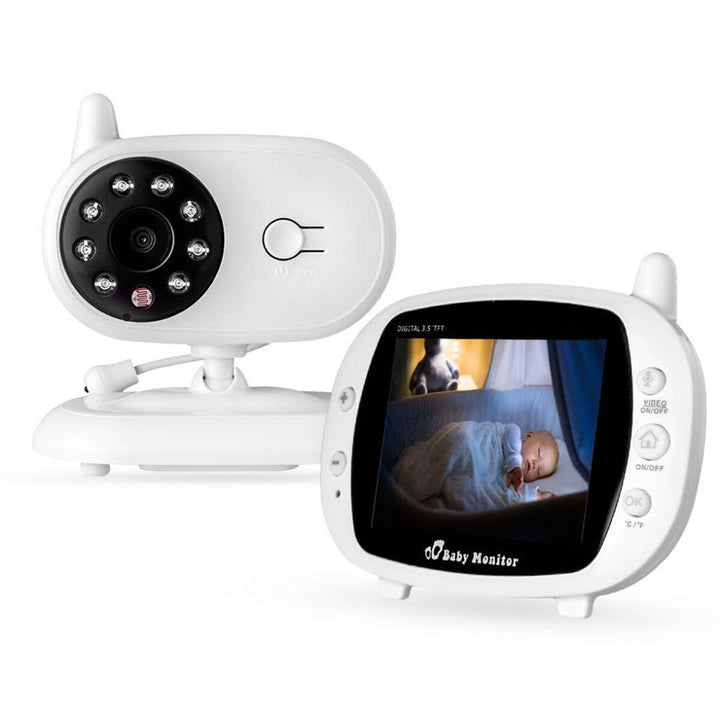 3.5 inch Baby Monitor 2.4GHz Video LCD Digital Camera Night Vision Temperature Monitoring Monitors Image 1
