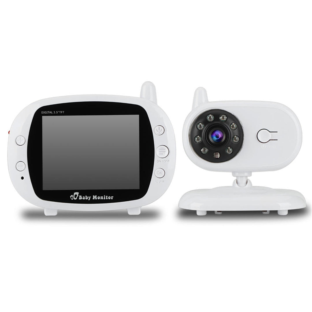 3.5 inch Baby Monitor 2.4GHz Video LCD Digital Camera Night Vision Temperature Monitoring Monitors Image 2