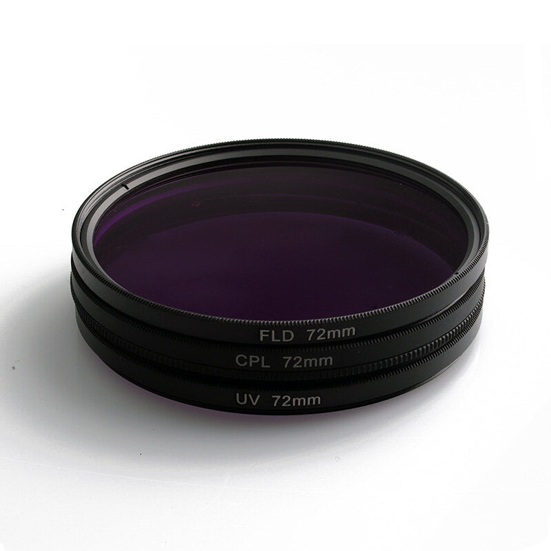 3 in 1 UV CPL FLD 49/52/55/58/62/67/72/77mm Lens Fliter for DSLR Camera Image 4