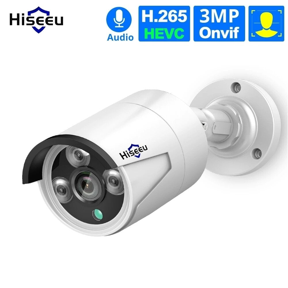 3.0MP POE Mini Bullet IP Camera ONVIF P2P IP66 Waterproof Outdoor IR CUT Night Vision Cam Image 11