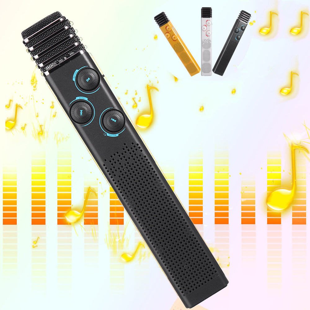 3-IN-1 bluetooth Microphone 210W HIFI Stereo Wireless Speaker 4000mAh Portable Karaoke Mic Recorder Image 2