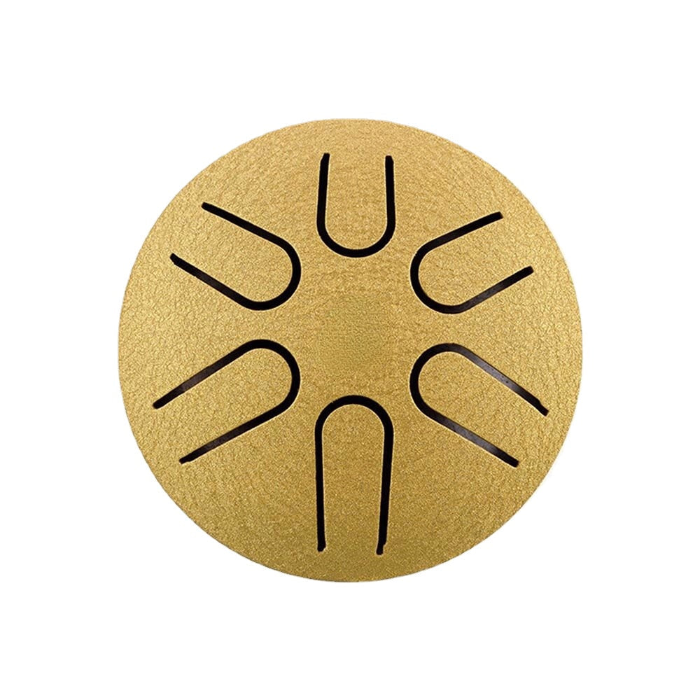 3 Inch 6 Tone Mini Ethereal Drum Steel Tongue Drum Leisure Percussion Instrument for Beginner Image 8