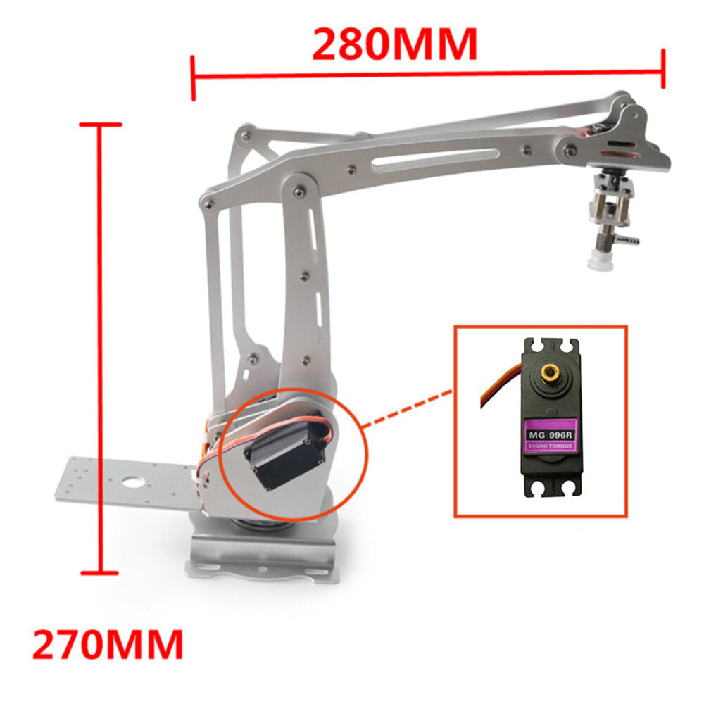 3 DOF Palletizing Robotic Arm 3-Axis Robot DIY 3D Printer with 180 MG996R Servo for Robotic Education Image 4