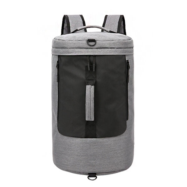 35L Canvas USB Backpack Outdoor Travel Shoulder Bag Waterproof Portable Luggage Handbag Image 2