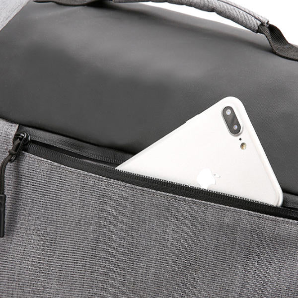 35L Canvas USB Backpack Outdoor Travel Shoulder Bag Waterproof Portable Luggage Handbag Image 12