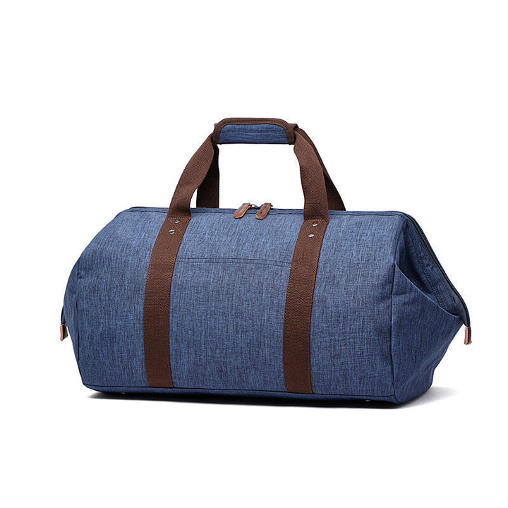 35L Folding Travel Duffel Bag Water Resistant Polyester Sports Gym Luggage Bag Handbag Shoulder Bag Image 4