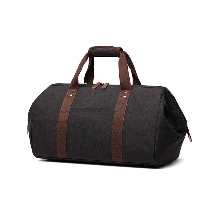 35L Folding Travel Duffel Bag Water Resistant Polyester Sports Gym Luggage Bag Handbag Shoulder Bag Image 4