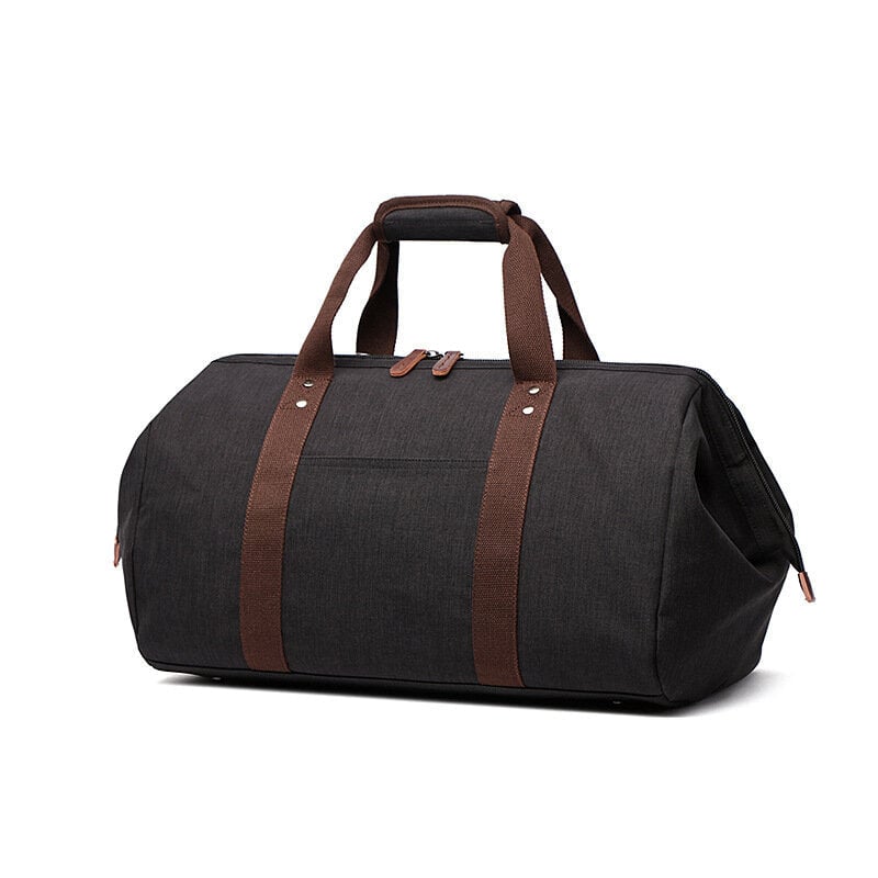 35L Folding Travel Duffel Bag Water Resistant Polyester Sports Gym Luggage Bag Handbag Shoulder Bag Image 1