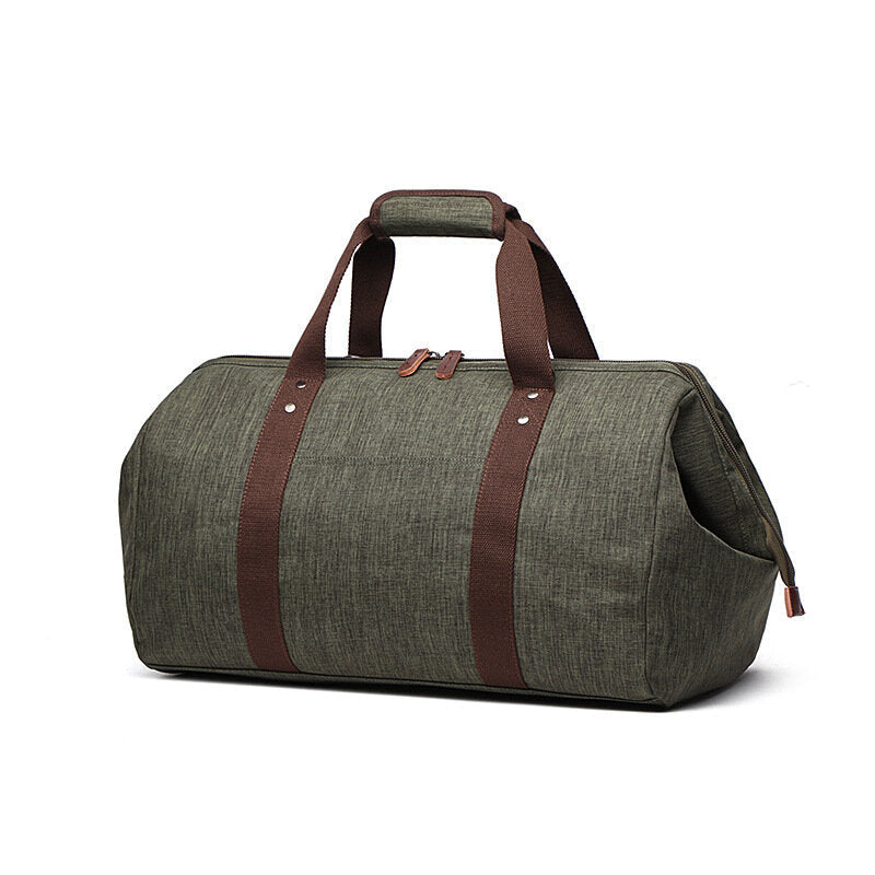 35L Folding Travel Duffel Bag Water Resistant Polyester Sports Gym Luggage Bag Handbag Shoulder Bag Image 6