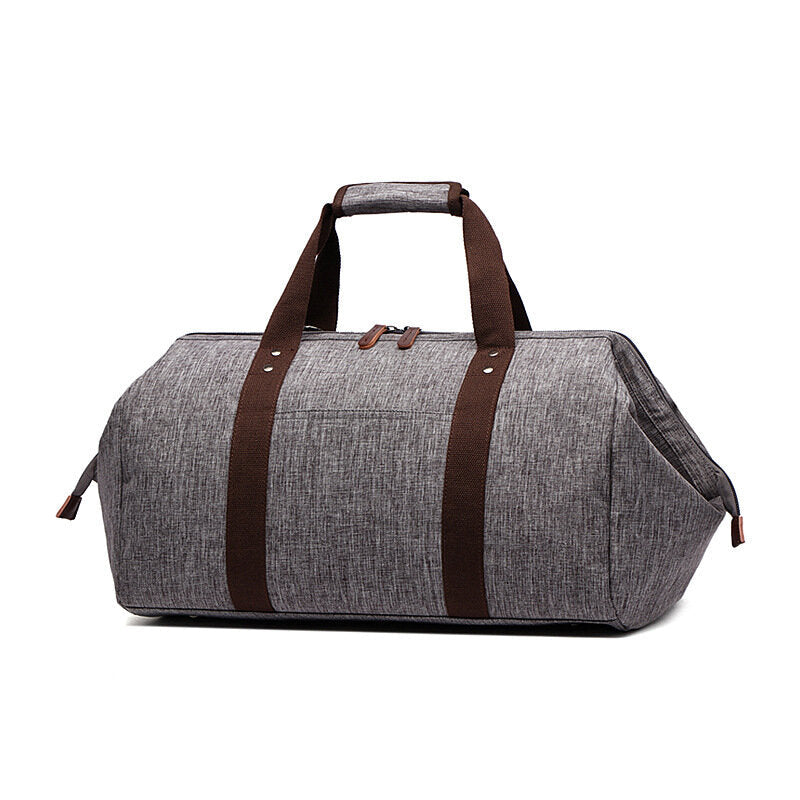 35L Folding Travel Duffel Bag Water Resistant Polyester Sports Gym Luggage Bag Handbag Shoulder Bag Image 7