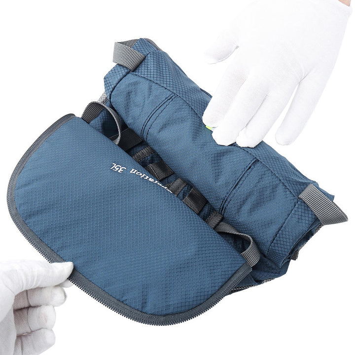 35L Folding Backpack Waterproof Handbag Ultralight 350g With Reflective Strip Image 10