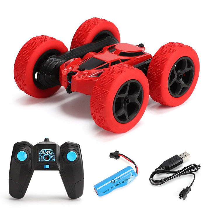 360 RC Stunt Car Double-sided Flip Racing Truck High Speed Remote Control Road Toy Image 9