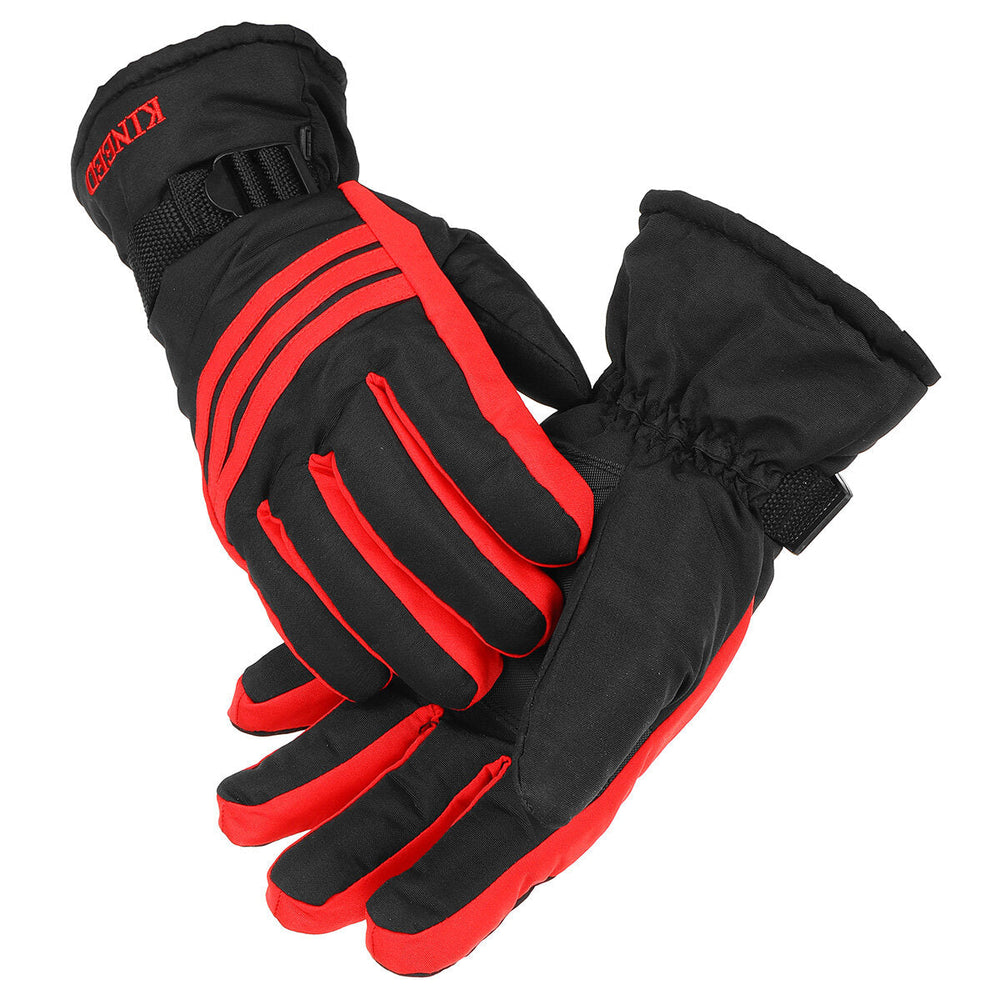 35 Men Women Winter Thermal Gloves Warm Waterproof Windproof Motorcycle Cycling Mittens Image 2