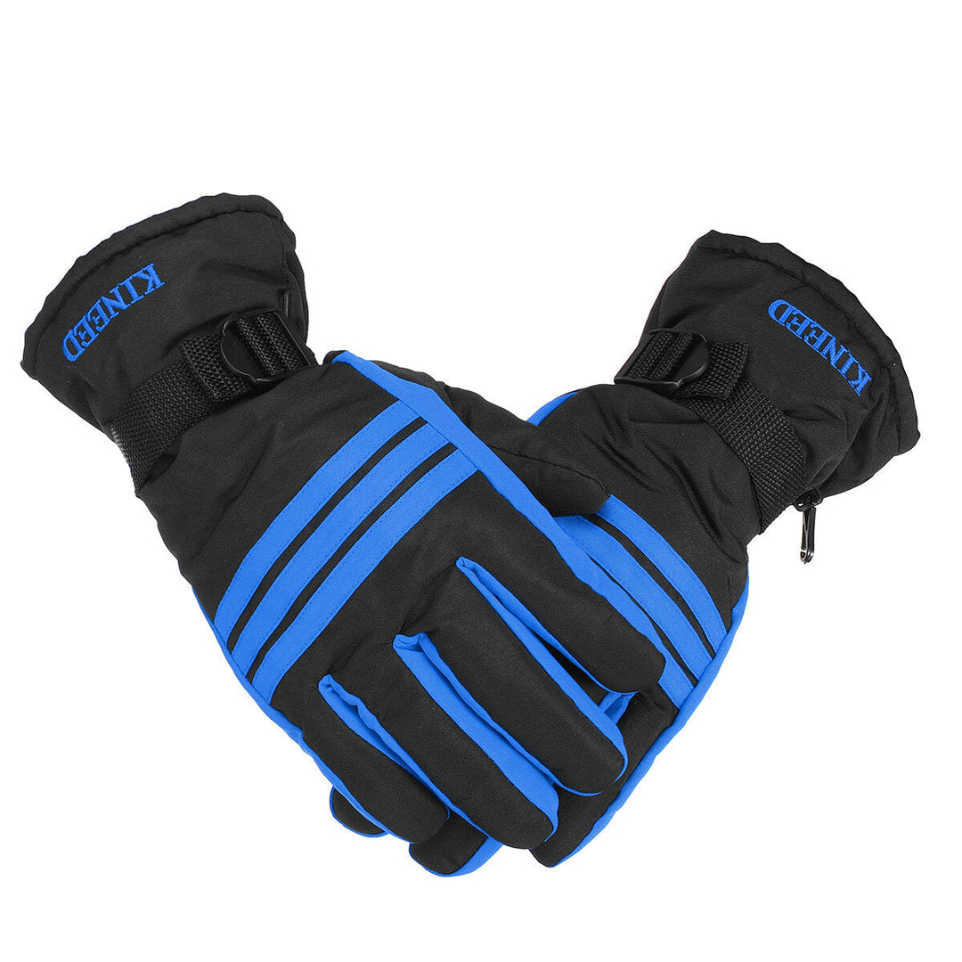 35 Men Women Winter Thermal Gloves Warm Waterproof Windproof Motorcycle Cycling Mittens Image 3