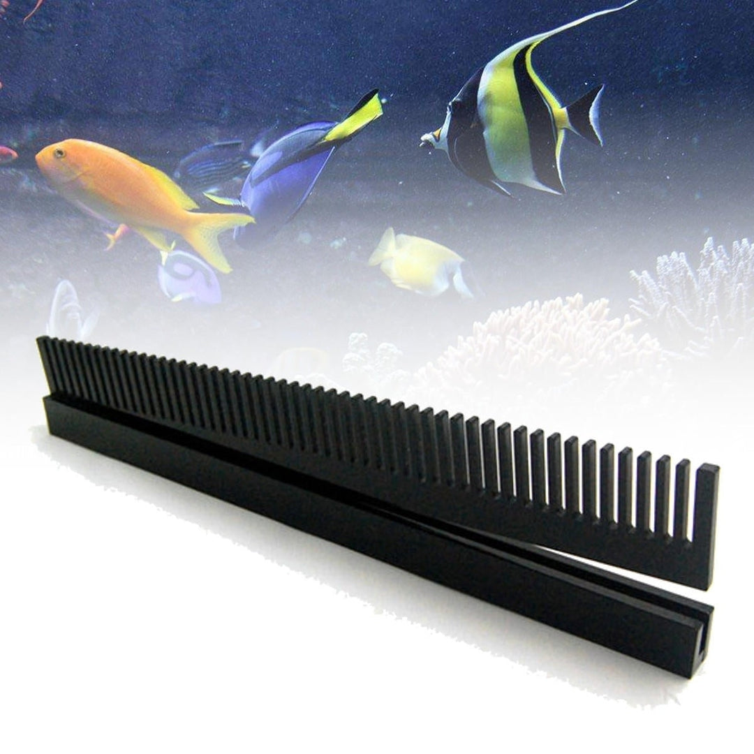 32cm Length Black Acrylic Aquarium Weir Comb Marine Sump Fish Tank Refugium Image 2