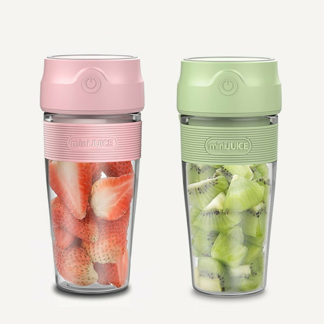 300ml Portable Electric Fruit Juicer USB Rechargeable Smoothie Maker Juicing Cup Image 1