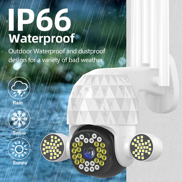 3MP HD PTZ Security Wifi IP Camera Night Vision H.265 IP66 Waterproof 360 Panoramic Motion Detections 5 x Zoom Camera Image 4
