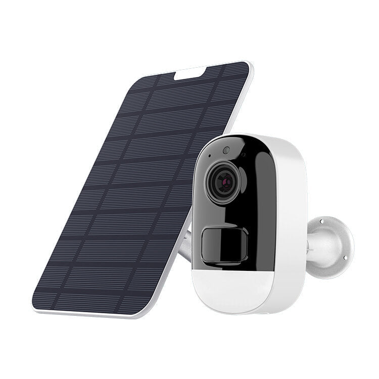 3MP Solar Surveillance Camera Low Power Battery Camera Kit with Solar Panel Wireless Monitoring Kit Image 1
