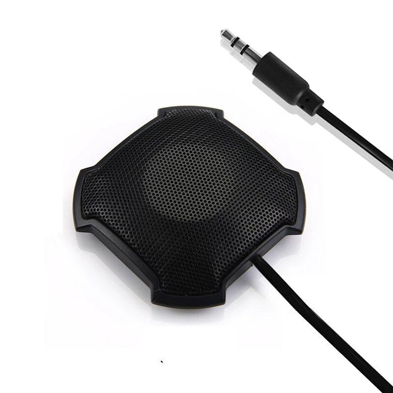 360 Omnidirectional Condenser Stereo Microphone 3.5mm Plug for Meetings Desktop Computer Call Voice Image 6