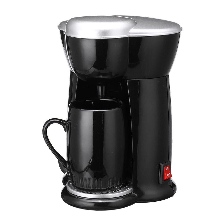 300W Mini Single Cup Drip Coffee Machine Makers Electric Automatic Espresso Machine Image 1