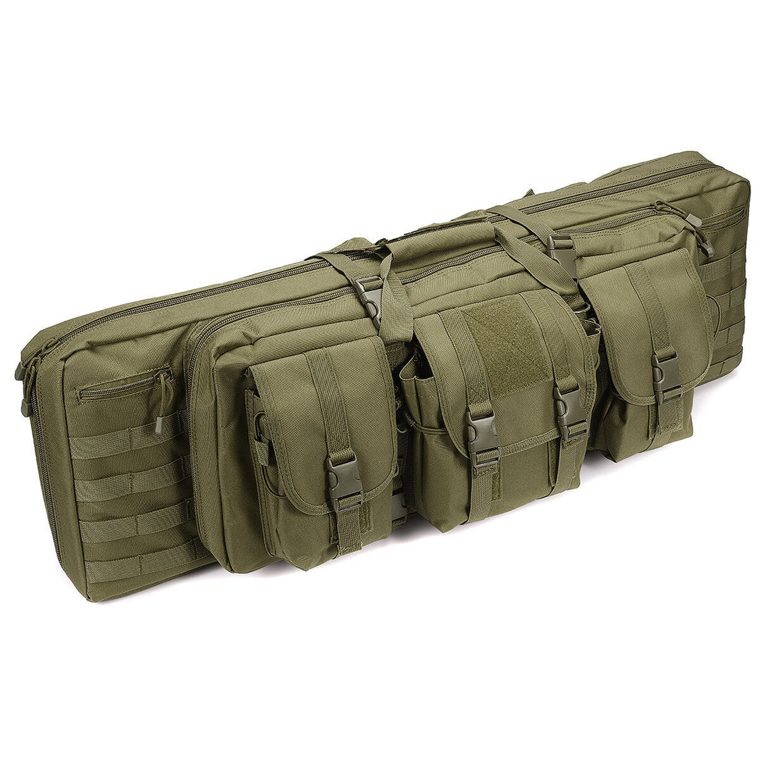 36inch Tactical Camouflage Fishing Tackle Camping Bag Multi-functional Storage Bag Double Padded Backpack Image 11