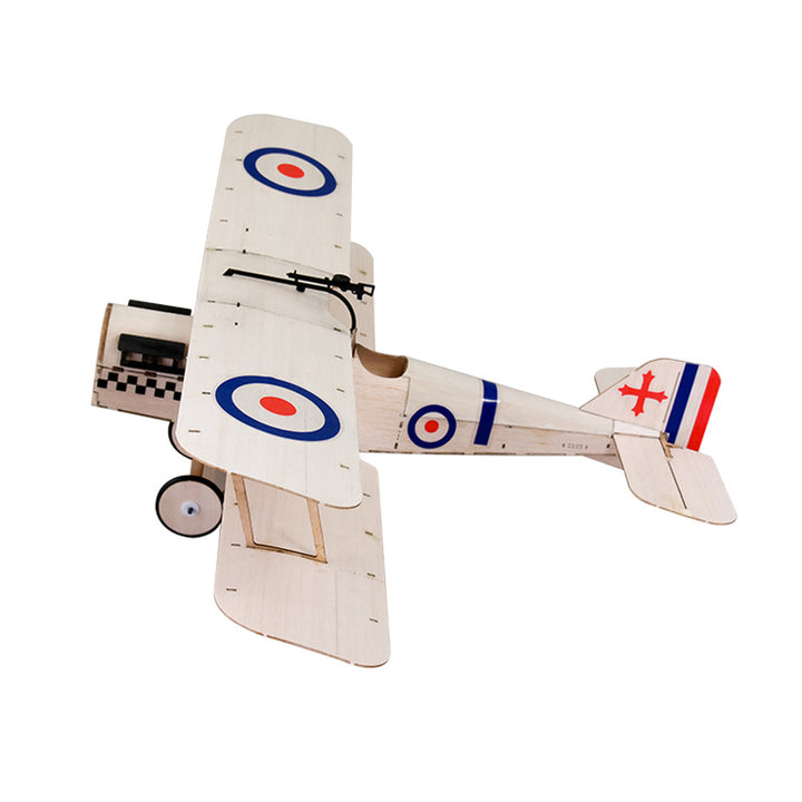 378mm Wingspan Balsa Wood Biplane RC Airplane DTTT Image 9