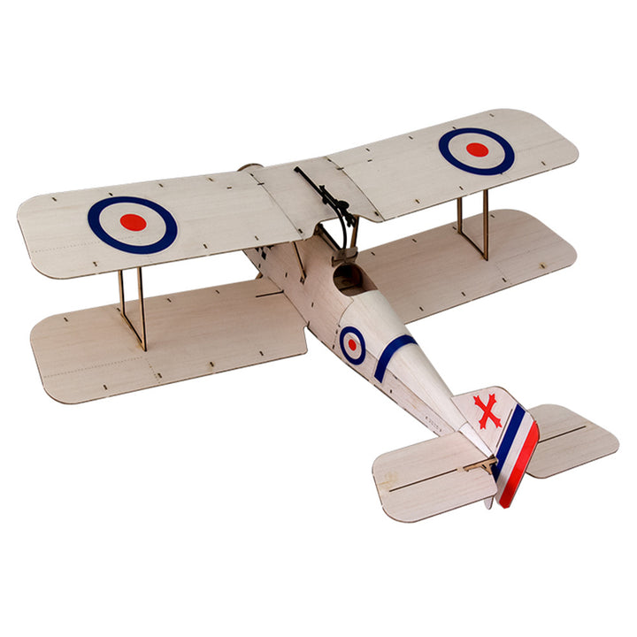 378mm Wingspan Balsa Wood Biplane RC Airplane DTTT Image 10