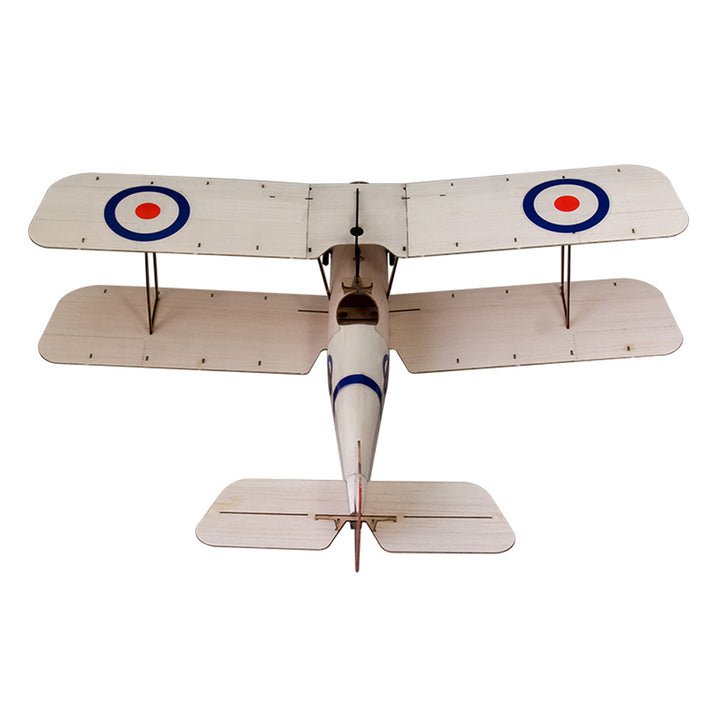 378mm Wingspan Balsa Wood Biplane RC Airplane DTTT Image 11