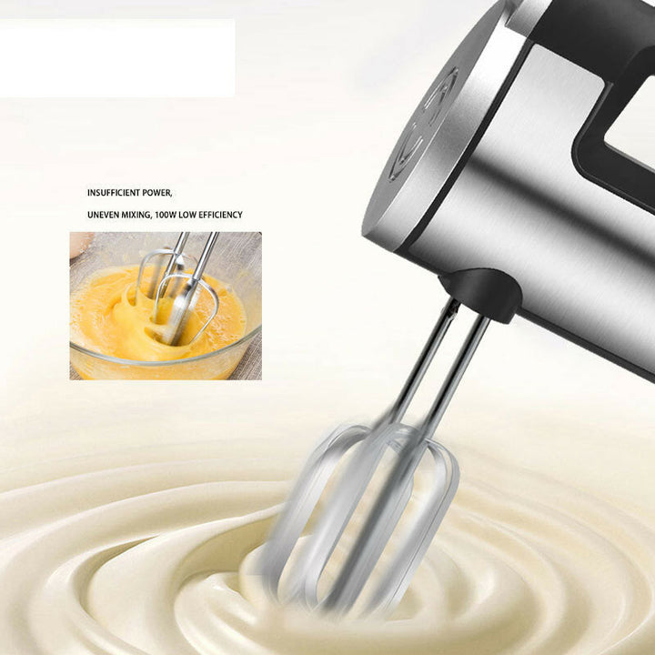 350W 2 Bar Stereo Hand Mixer 5 Speed Regulation One Button Withdrawal Circulating Air Cooling Easy to Use Image 4