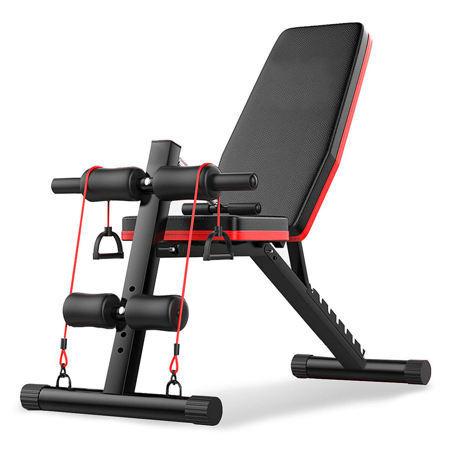 300KG Bearing Multifunctional Foldable Dumbbell Bench 7 Gear Backrest Sit Up AB Abdominal Fitness Bench Image 1