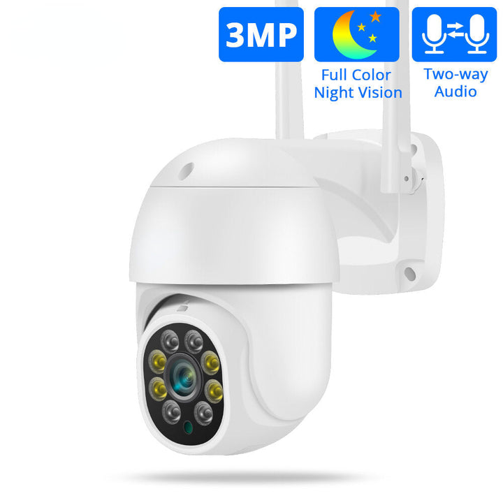 3MP WIFI Outdoor Camera 1536p 5x Digital Zoom PTZ IP Audio Camera P2P OnVIF CCTV Monitoring Wireless CCTV System Image 1