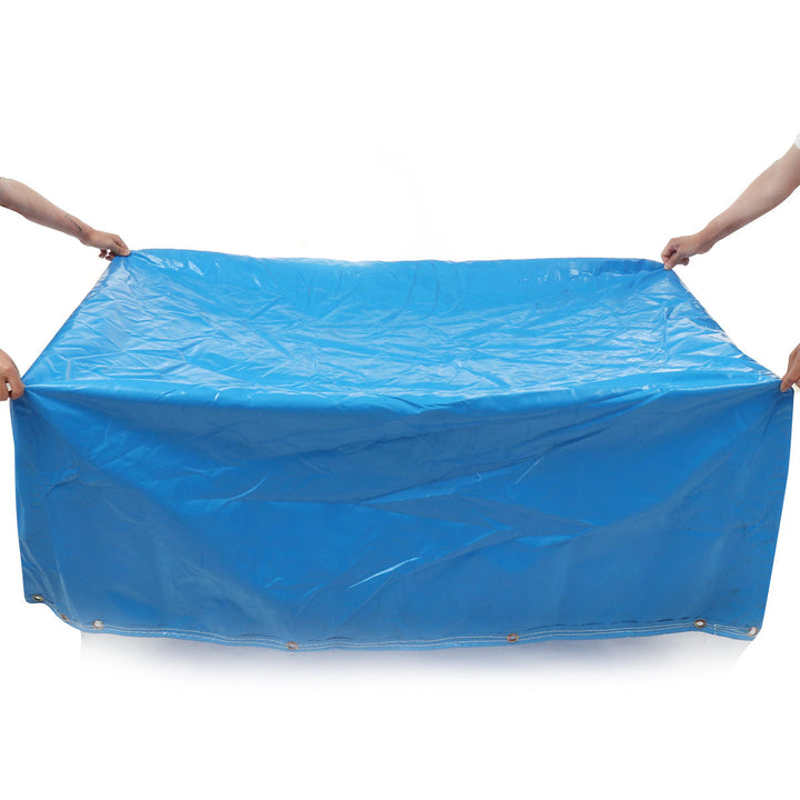 3ft X 5ft X 2ft Blue Canvas Fish Tank Moveable Foldable Fish Pool Image 3
