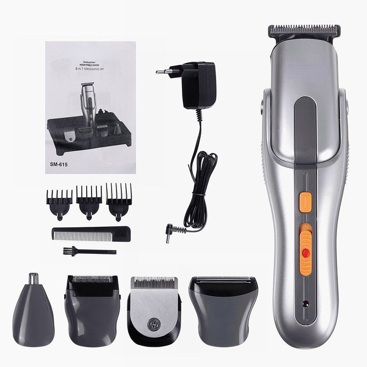 5 in1 Mutifunction Electric Hair Clipper Rechargeable Washable Nose Hair Beard Trimmer Shaver Image 1