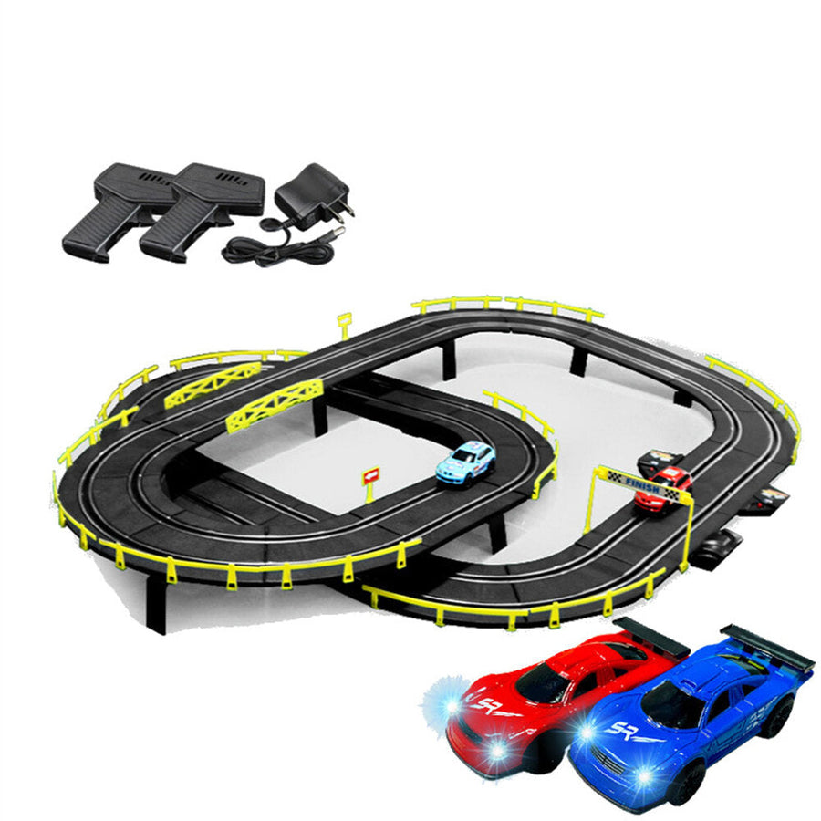 4.1,4.6,7m Electric RC Car Track Simulated Racing Slot Set Two Vehicles Kid Children Toys Xmas Gift Image 1