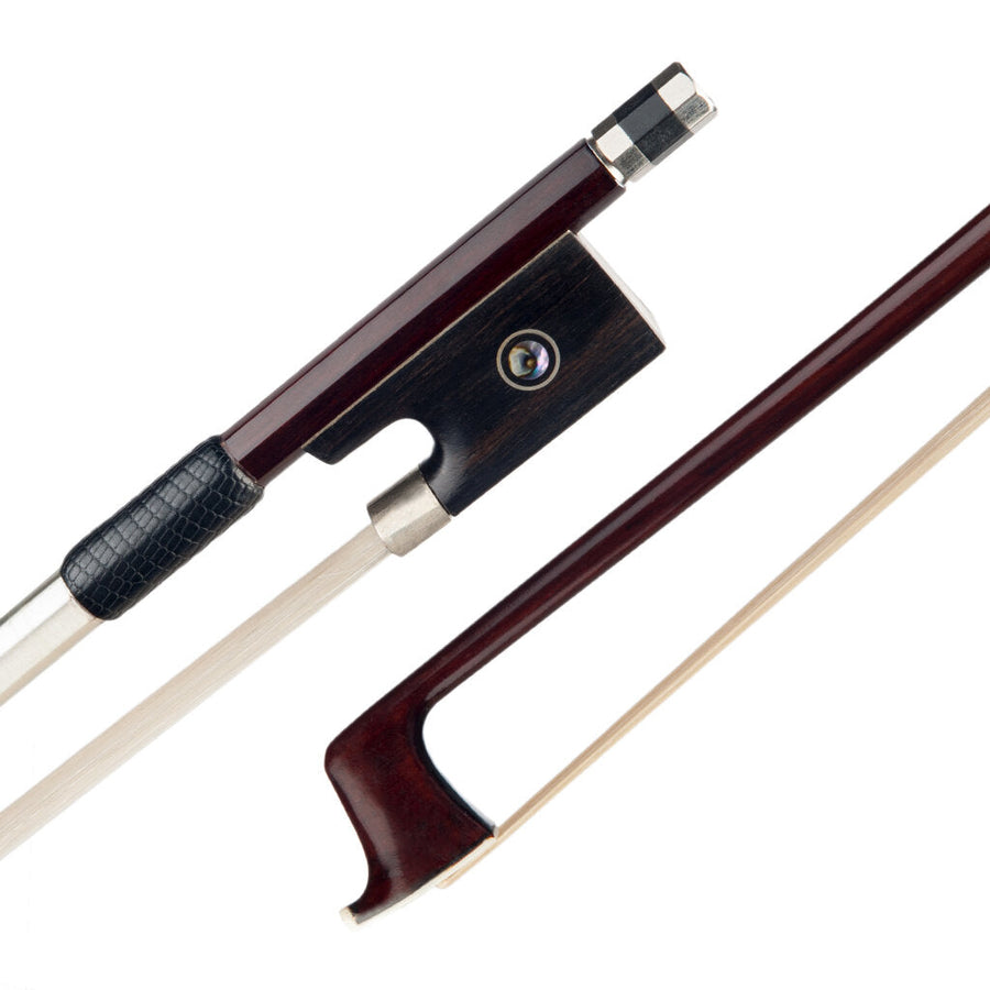 4/4 Full Size Violin Bow Brazilwood Bow Stick Ebony Frog Mongolia Horsetail Bow Hair Image 1