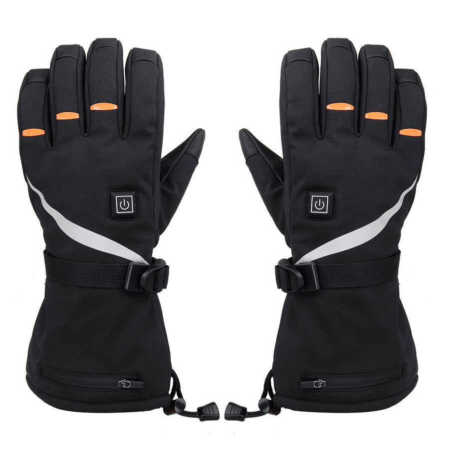 40-60 100-140 Electric Heated Gloves Touch Screen Heating Gloves Warmer Winter Outdoor Thermal Image 1
