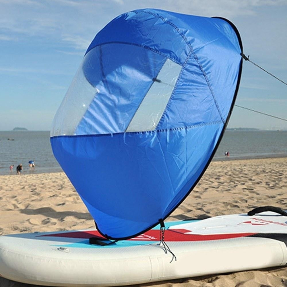 42 inch Foldable Kayak Boat Wind Sail Image 1