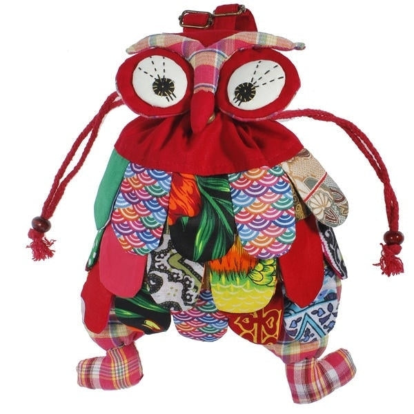 4 Colors Baby Owl School Backpack Kid Bag Child Shoulder Bag Image 1