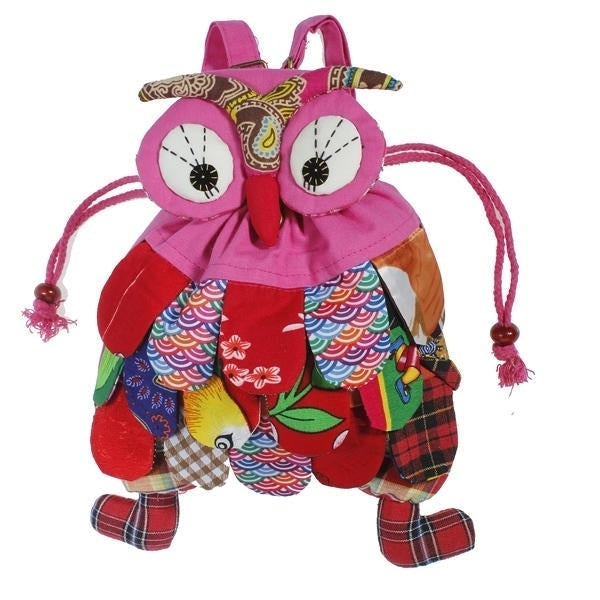 4 Colors Baby Owl School Backpack Kid Bag Child Shoulder Bag Image 1