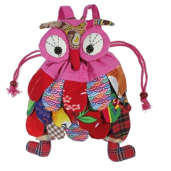 4 Colors Baby Owl School Backpack Kid Bag Child Shoulder Bag DTTT Image 1