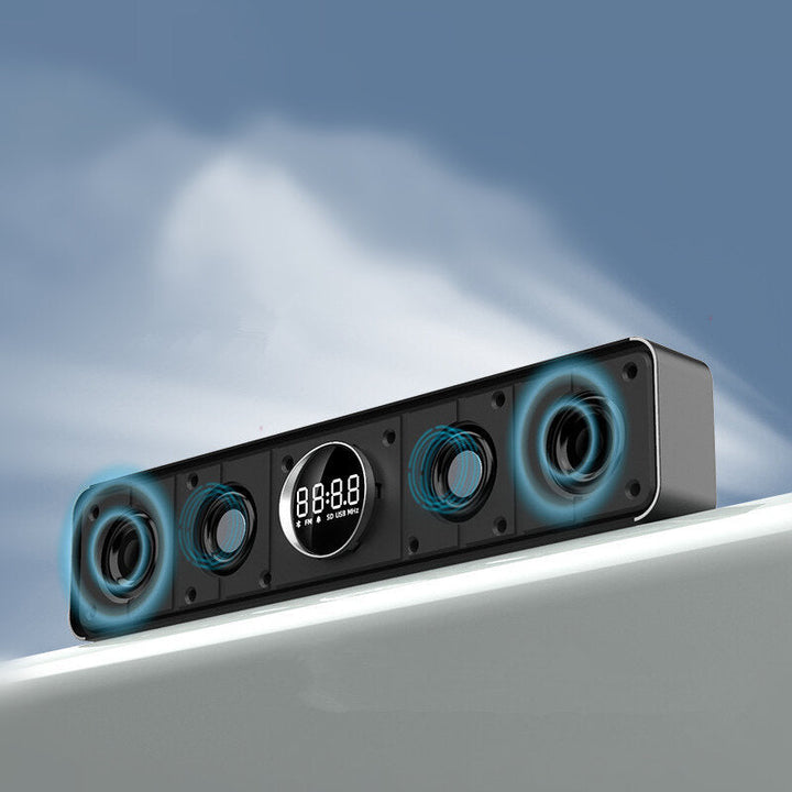 4 Unit Sound LED Display Big Power Wireless Bass Column 6D Stereo Soundbar Music Center bluetooth Speaker Image 7